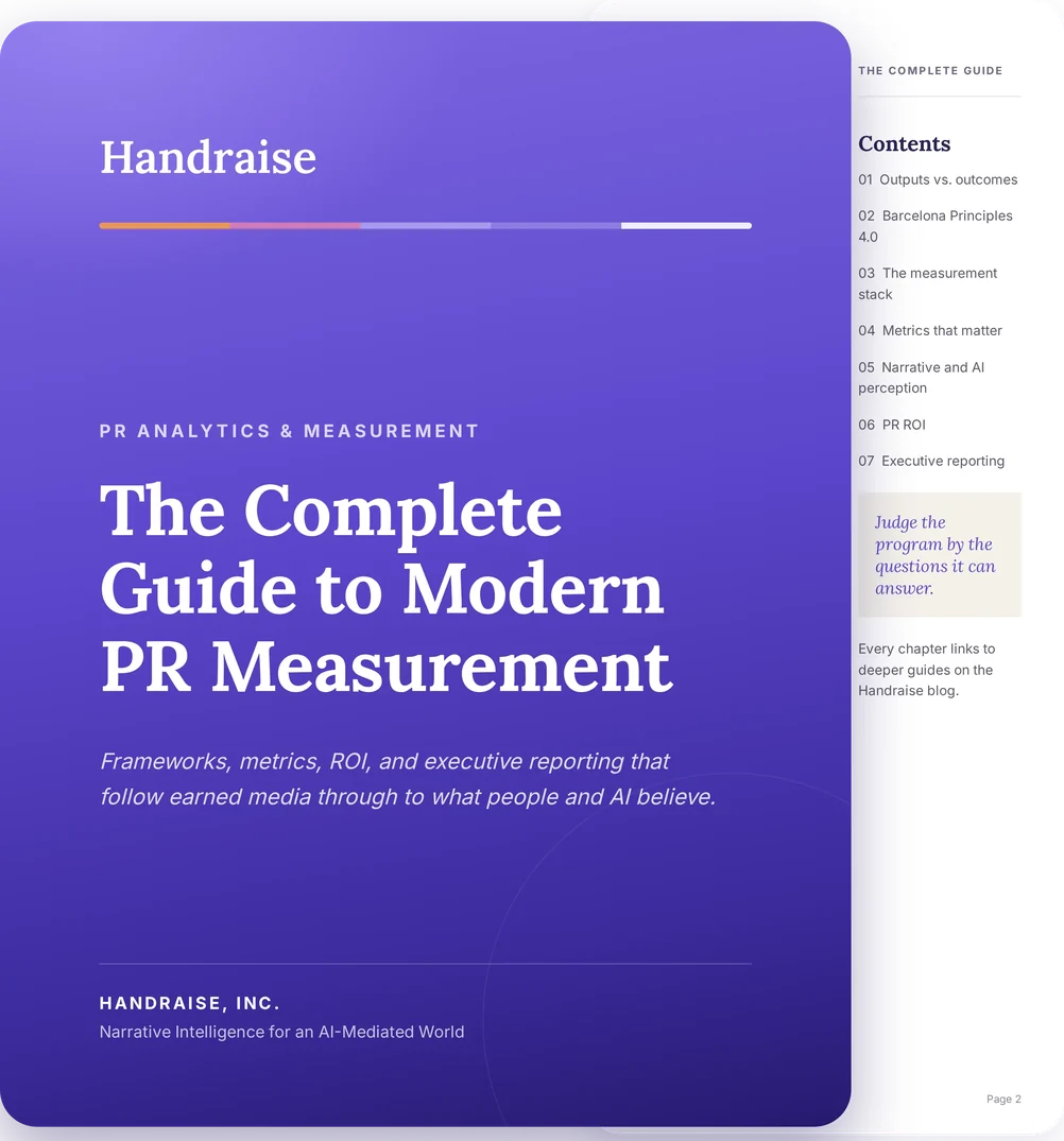 Cover of The Complete Guide to Modern PR Measurement